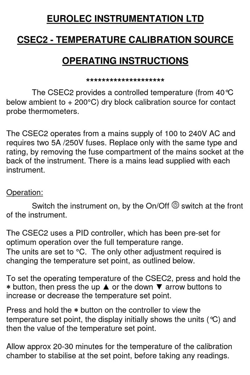 Eurolec CSEC2 operating instructions
