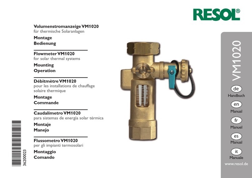 Resol VM1020 Service manual