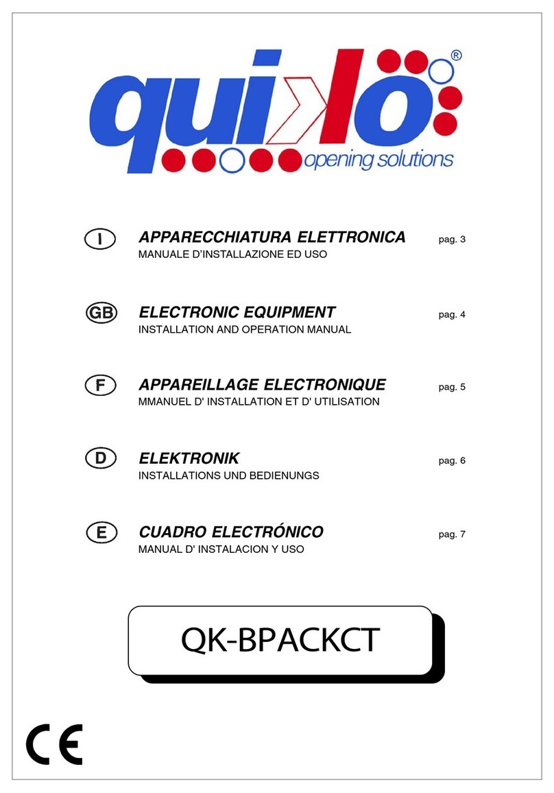 quiko QK-CE220CT Installation and operation manual