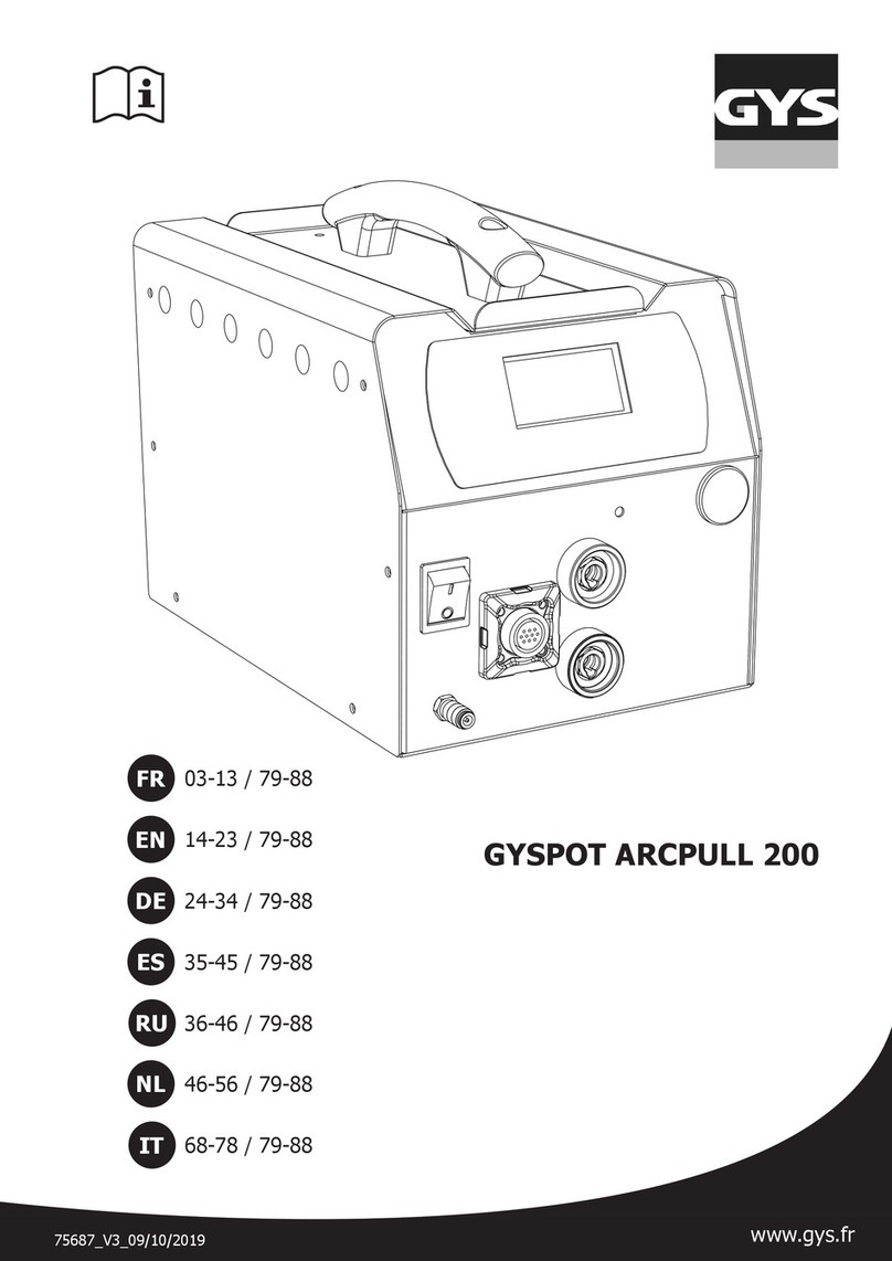 GYS GYSPOT ARCPULL 200 manual