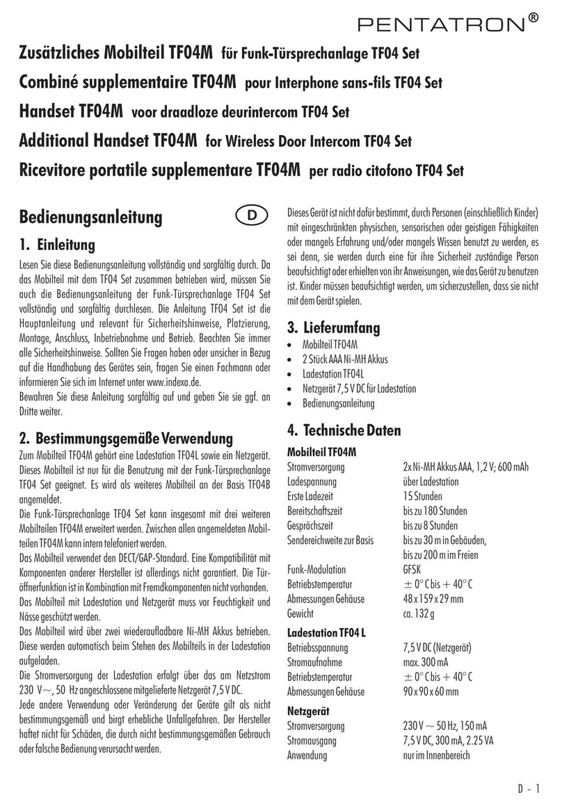 Indexa PENTATRON TF04M user manual