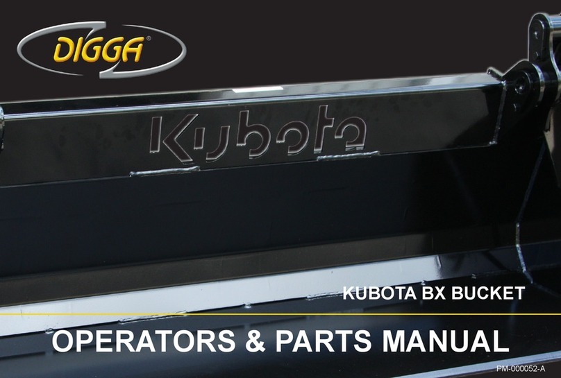 Digga 4 in 1 Kubota BX Bucket Programming manual