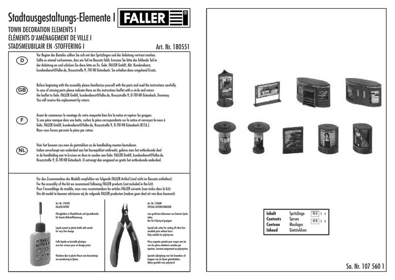 Faller 180551 User manual