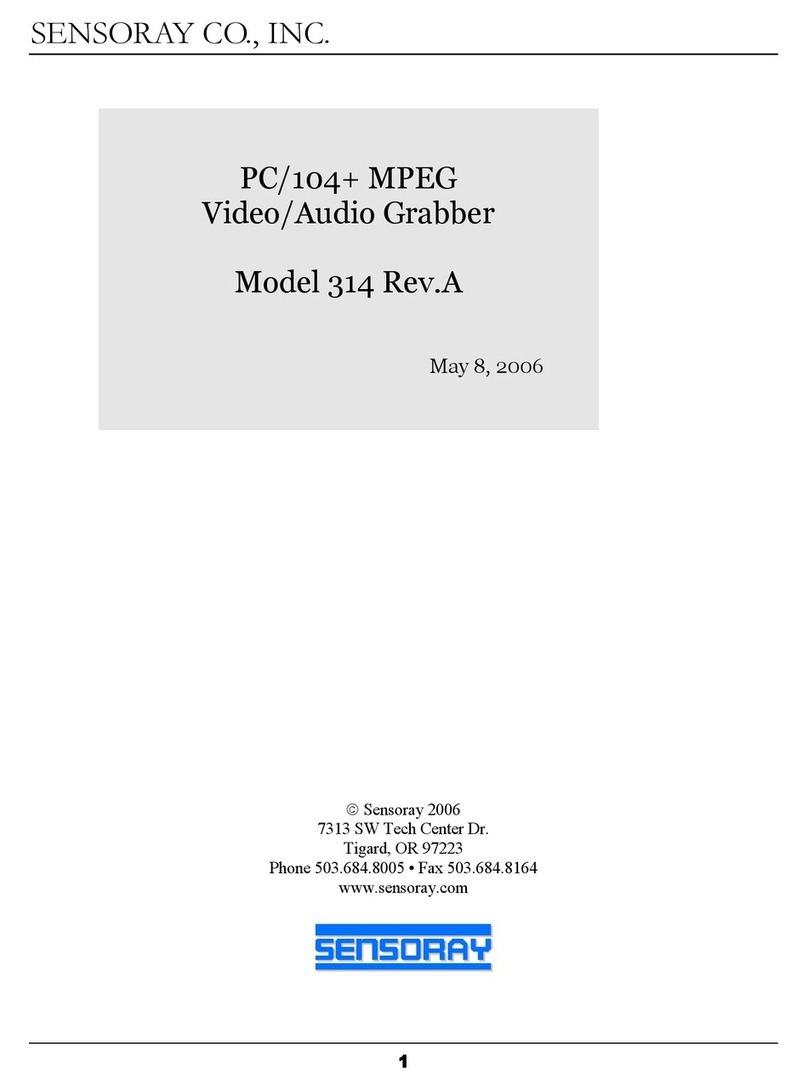 Sensoray 314 manual