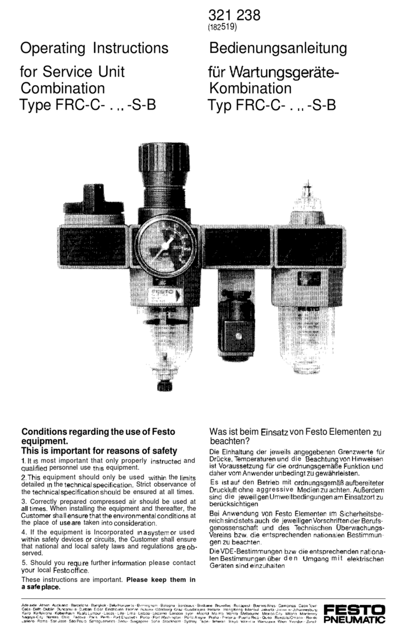 Festo FRC-C S-B Series operating instructions