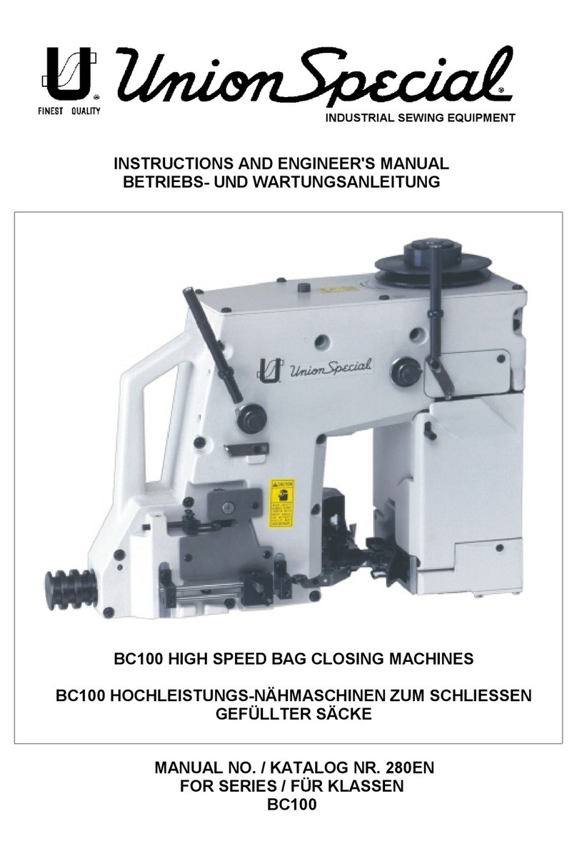 UnionSpecial BC100 Quick start guide