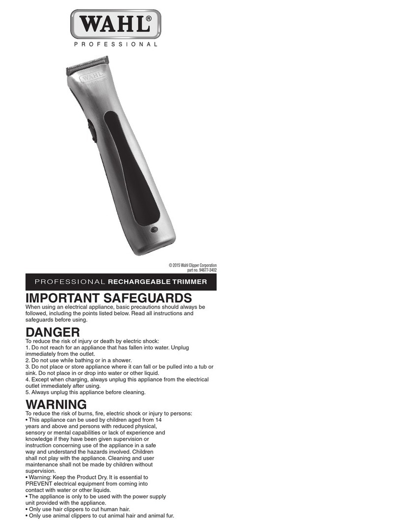 Wahl ProLithium User manual