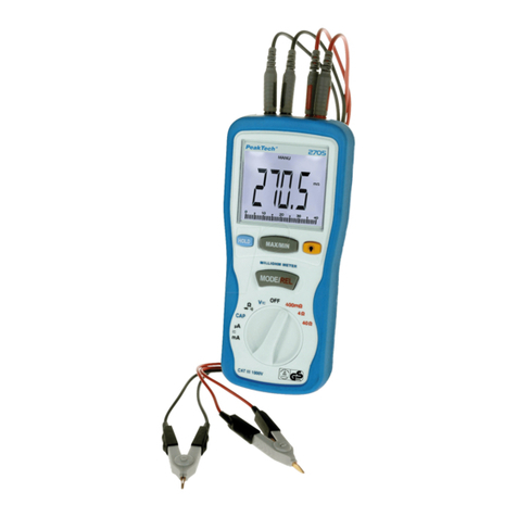 PeakTech 2705 User manual