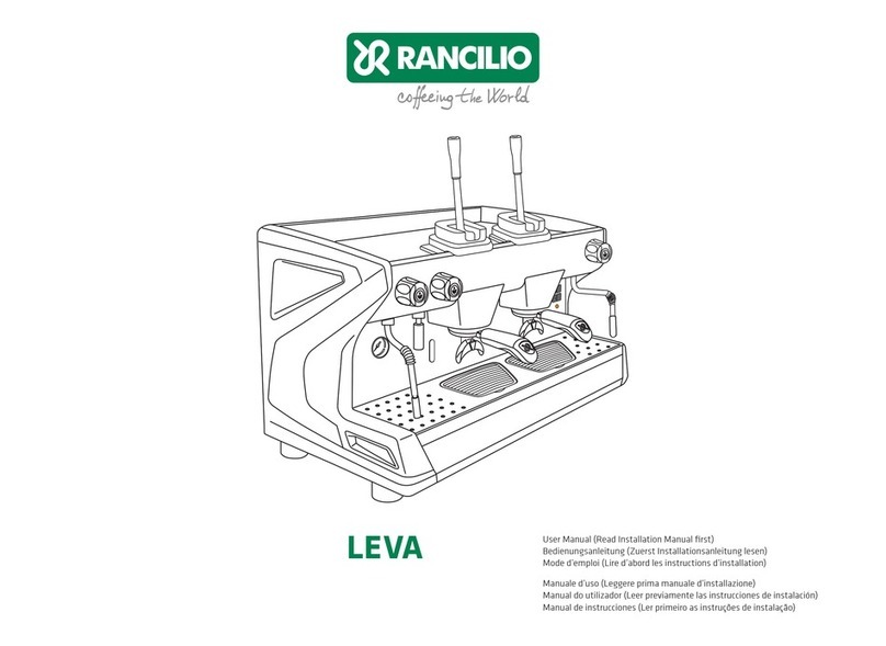 Rancilio LEVA User manual