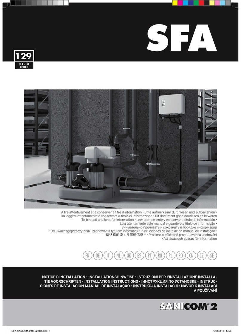 SFA SANICOM 2 User manual