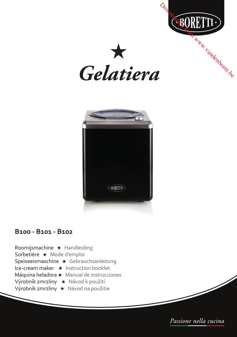 BORETTI B100 Instruction booklet