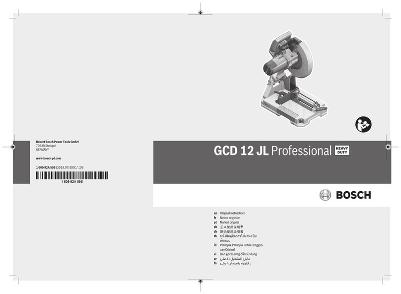 Bosch GCD 12 JL Professional Original instructions