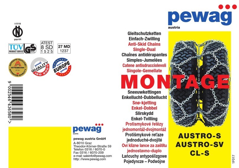 pewag AUSTRO-S User manual