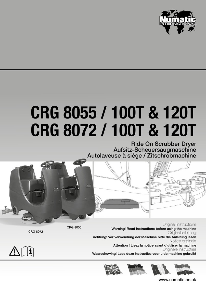 Numatic CRG 8055/100T User manual