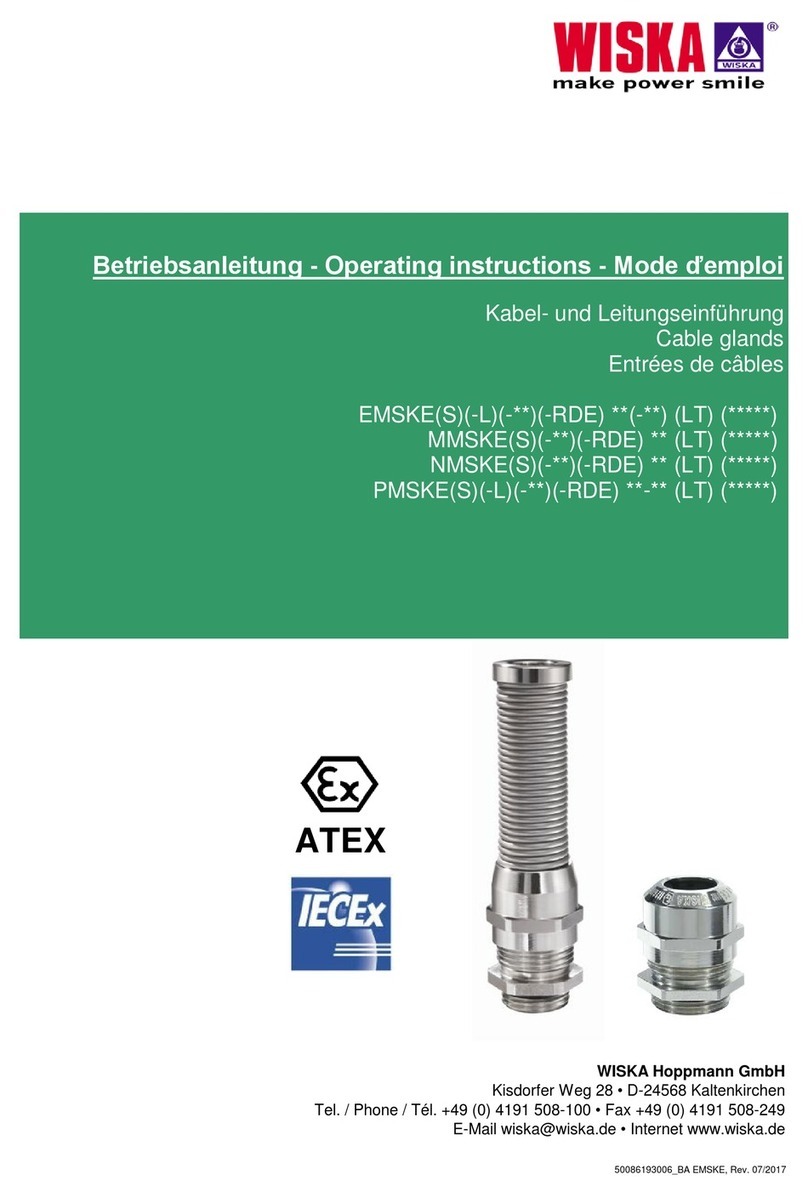 WISKA EMSKES Series operating instructions