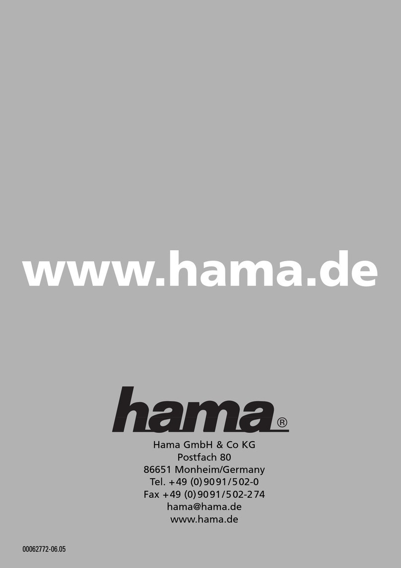 Hama 00062772 User manual