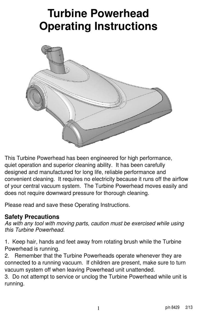 Turbocat Turbine Powerhead operating instructions