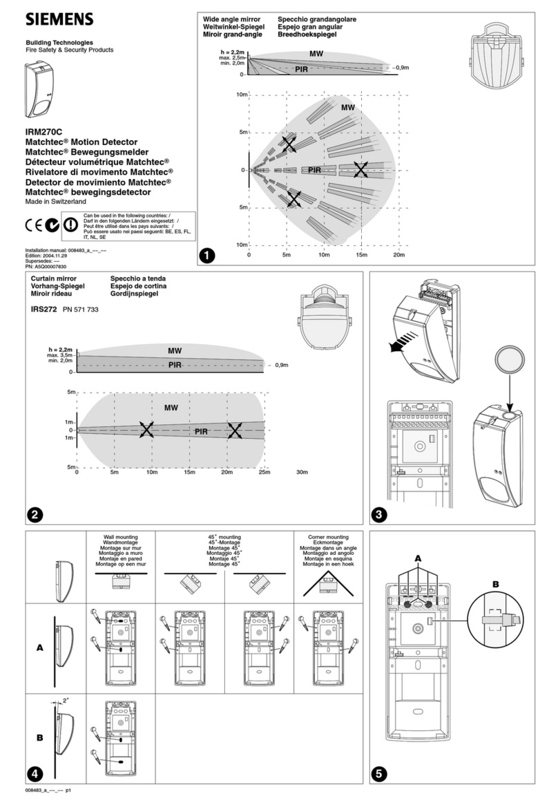 Siemens Matchtec IRM270C User manual