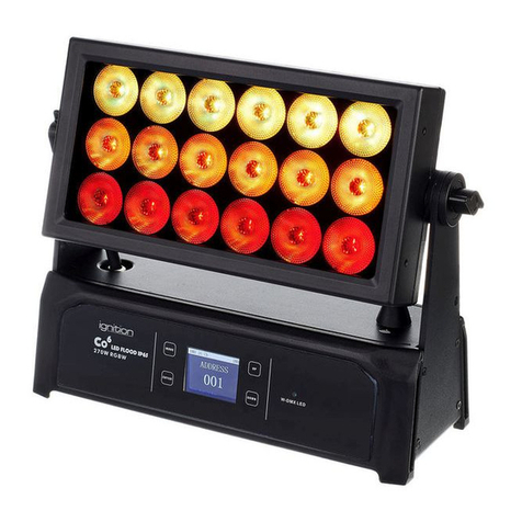Ignition Co6 LED Flood IP65 270W RGBW user manual