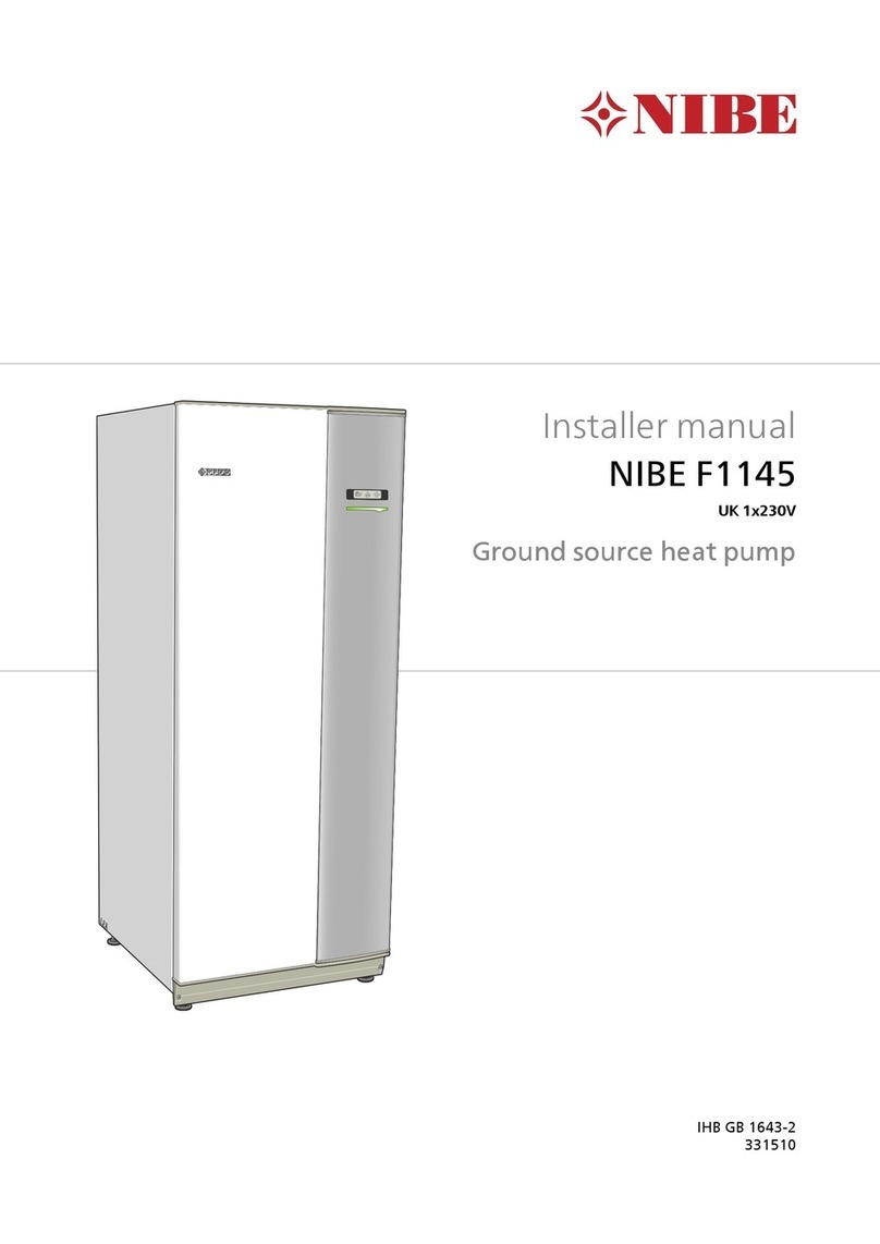 Nibe F1145 series Installer manual