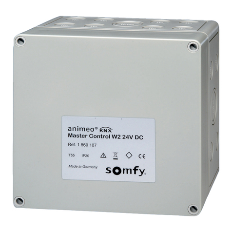 SOMFY animeo KNX Master Control W8 installation guide