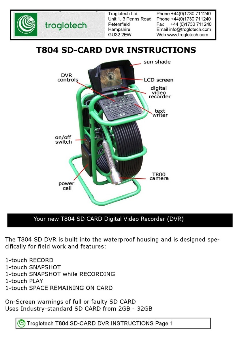 Troglotech T804  WiFi System User manual