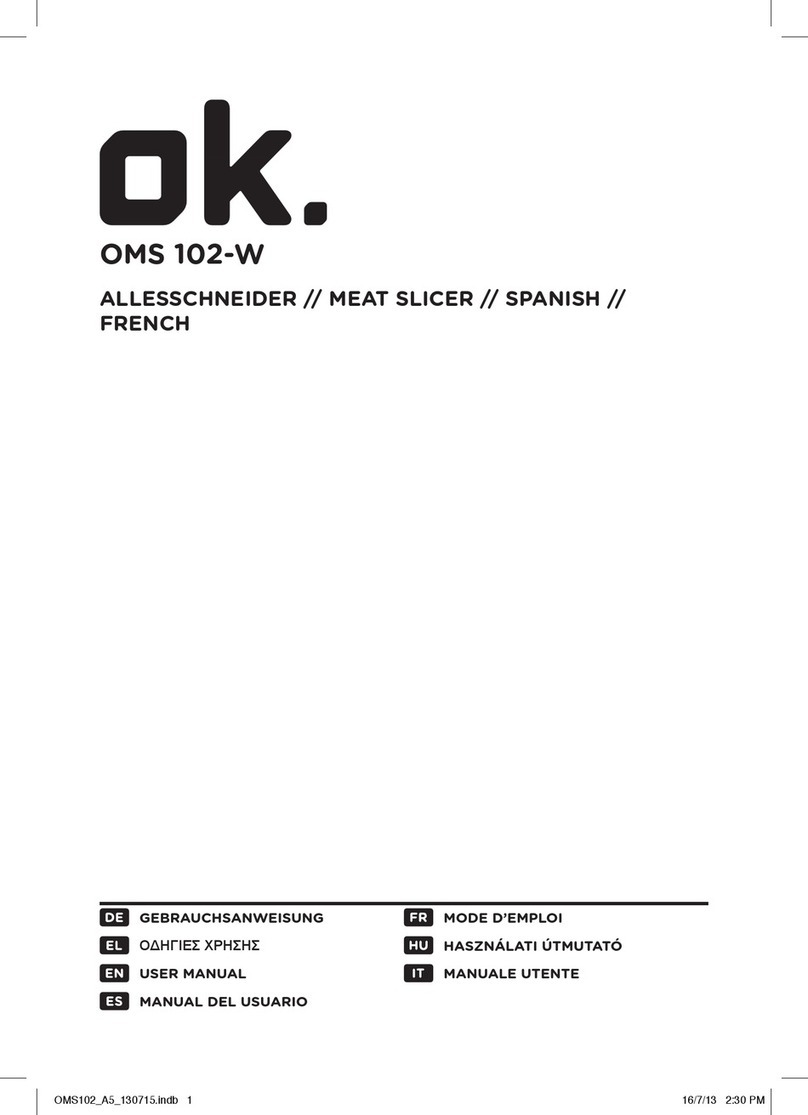 O.K. OMS 102-W user manual