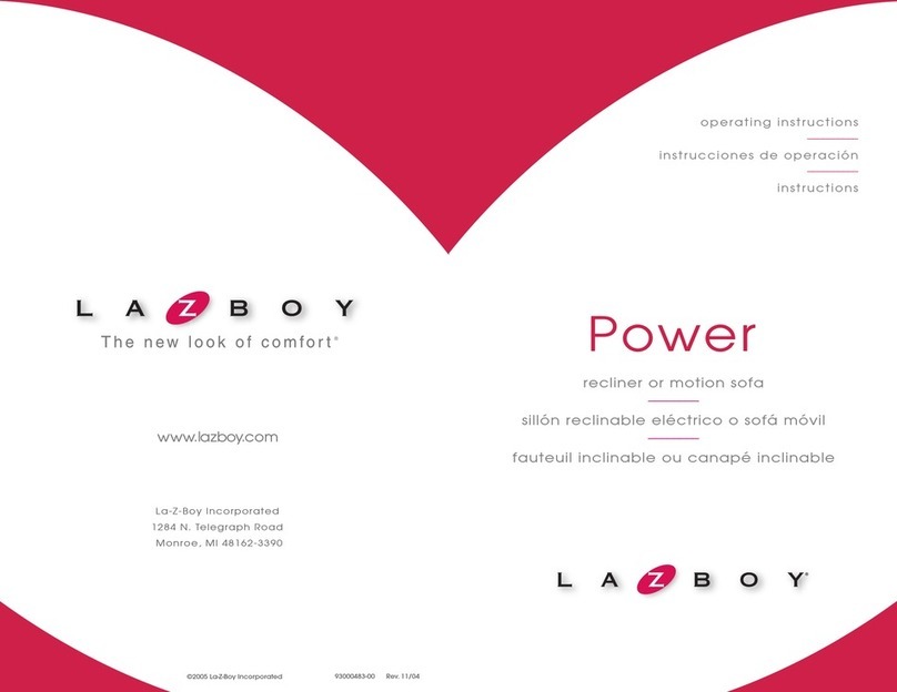 LAZBOY Power Ease Recliner User manual