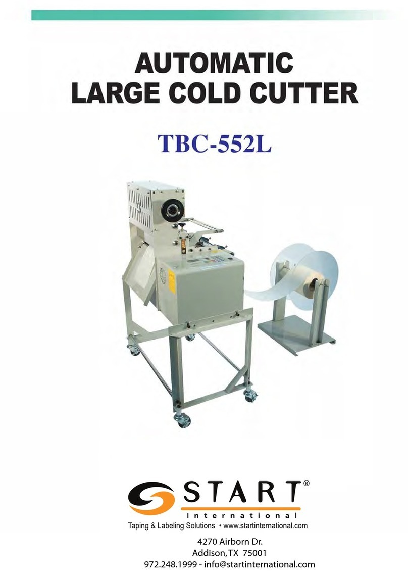 START International TBC-552L User manual