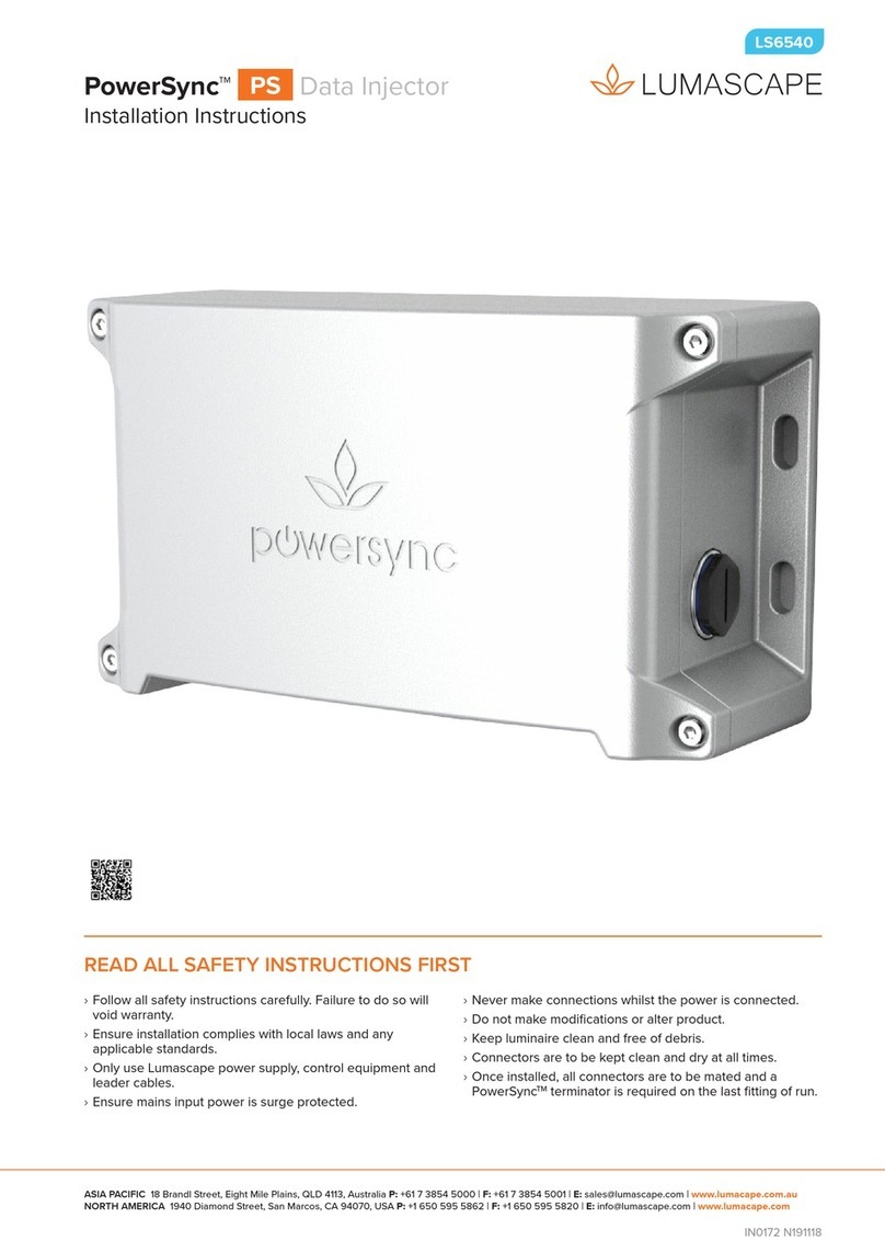 Lumascape PowerSync PS installation instructions