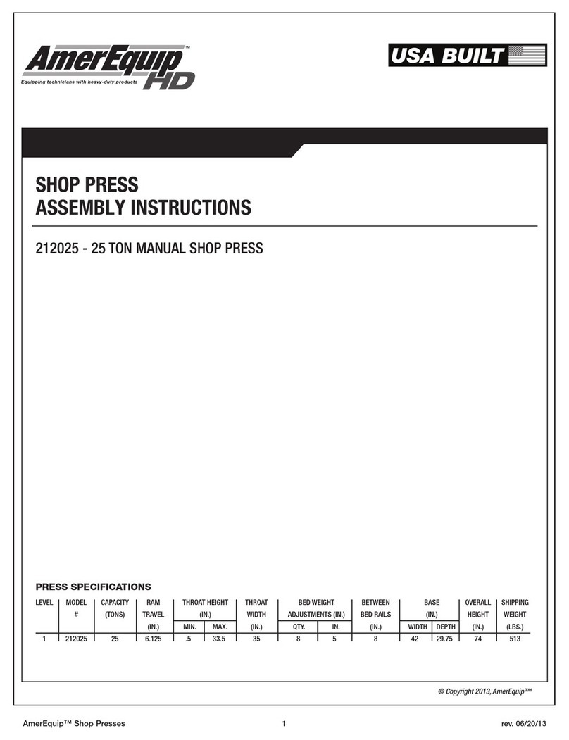 AmerEquip 212025 Assembly instructions