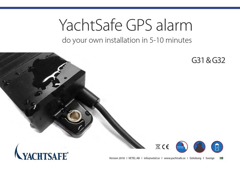 YachtSafe G31 User manual