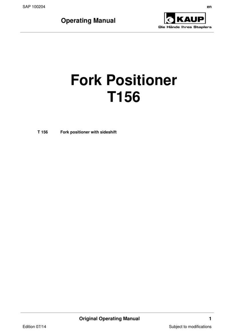 KAUP T156 User manual