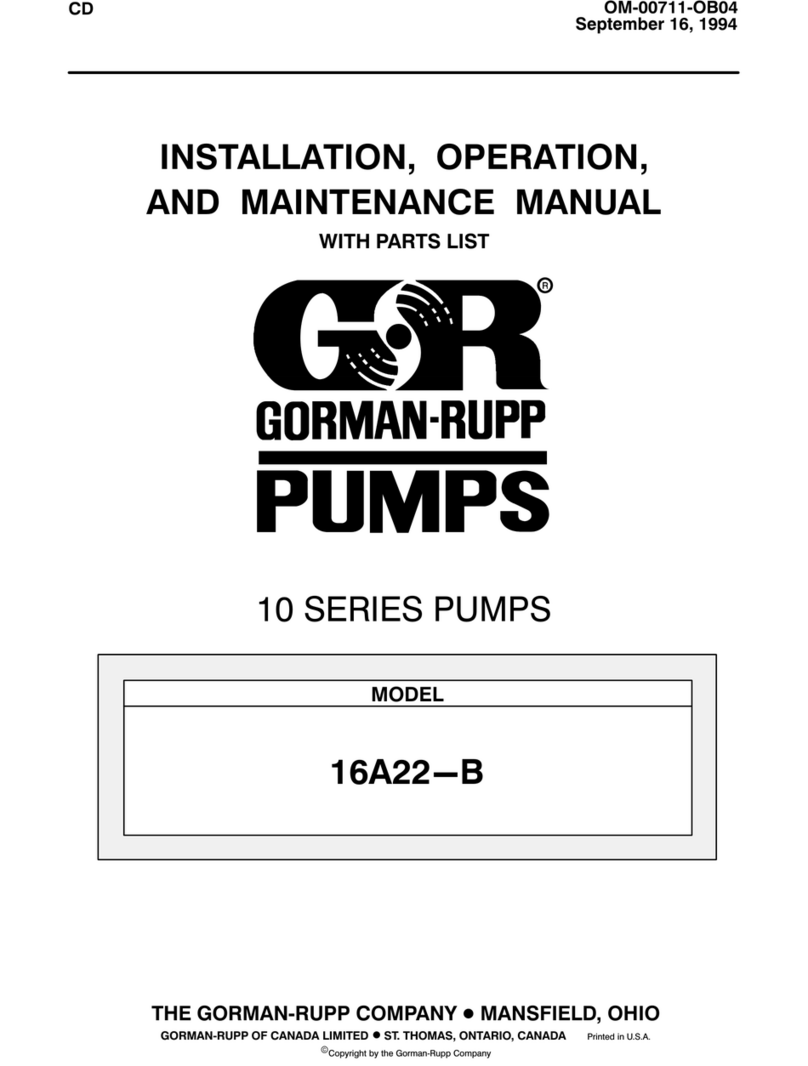 GORMAN-RUPP 10 SERIES Application guide