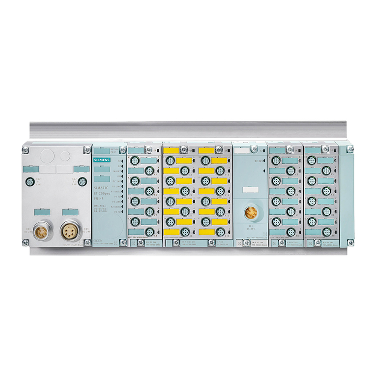 Siemens Simatic ET200pro User manual