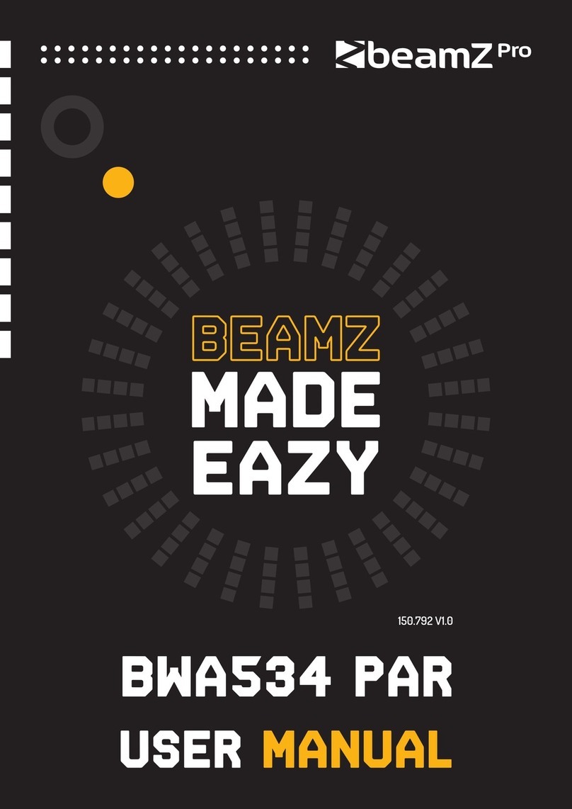 Beamz Pro BWA534 PAR User manual