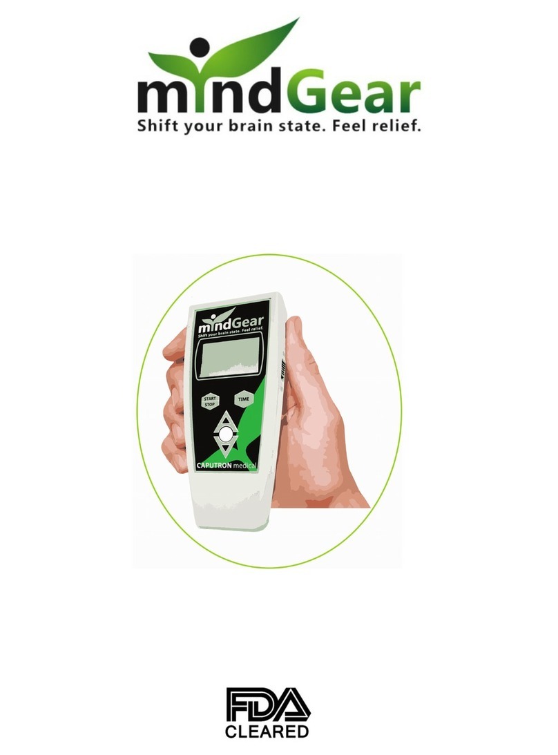 FDA Cleared mindGear User manual