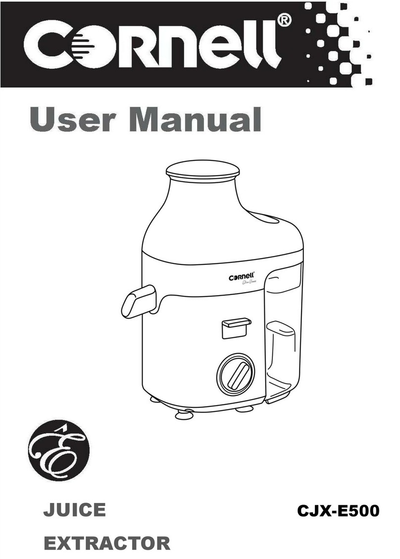 Cornell CJX-E500 User manual