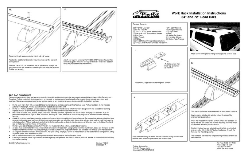ProRac FGWR054-1A installation instructions