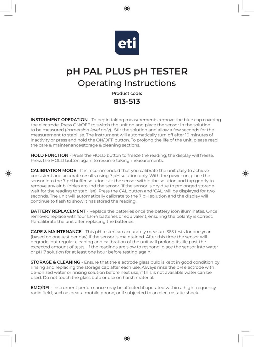 ETI 813-513 operating instructions