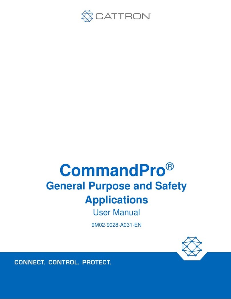 Cattron CommandPro Series User manual