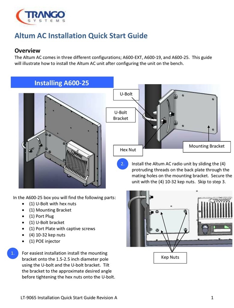 Trango Altum AC Series Installation & quick start guide
