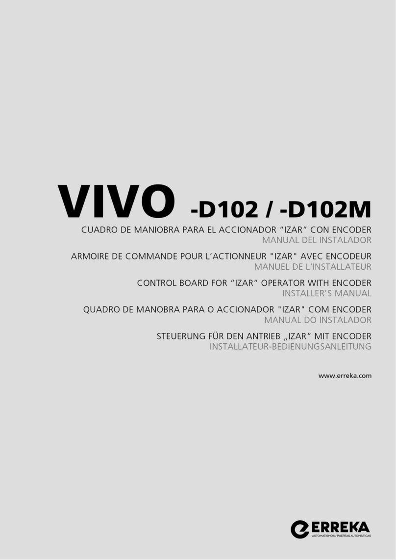 Vivo D102 Installer manual