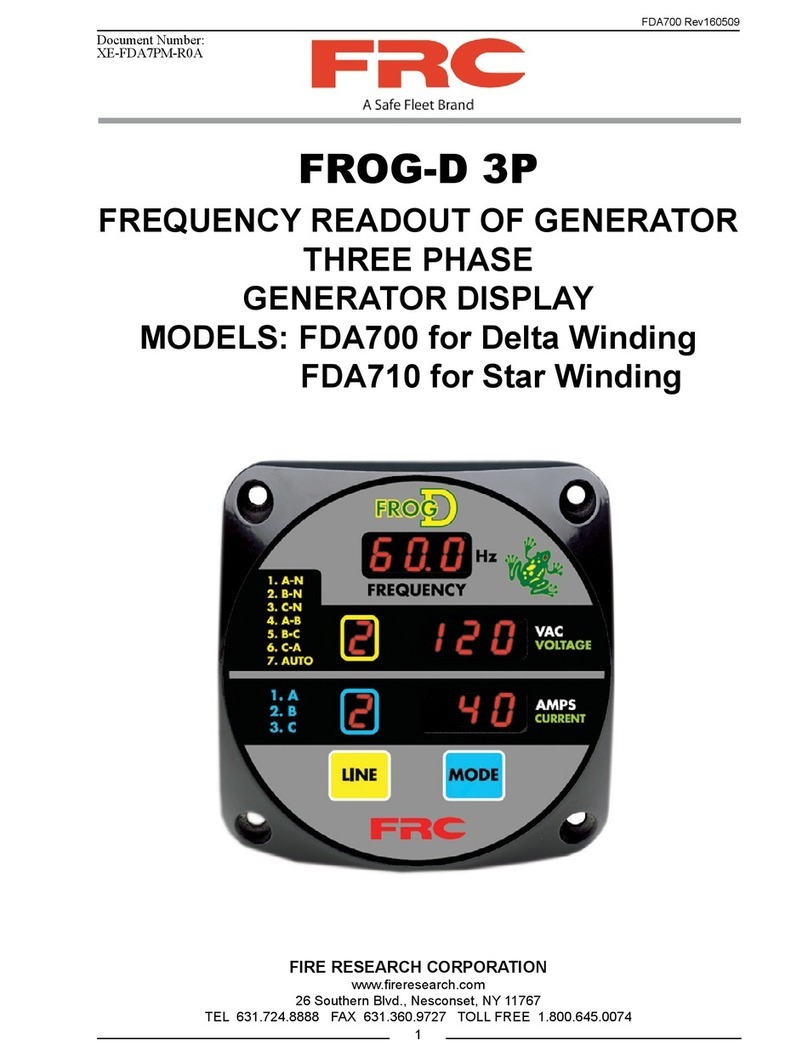 FRC FDA700 for Delta Winding User manual