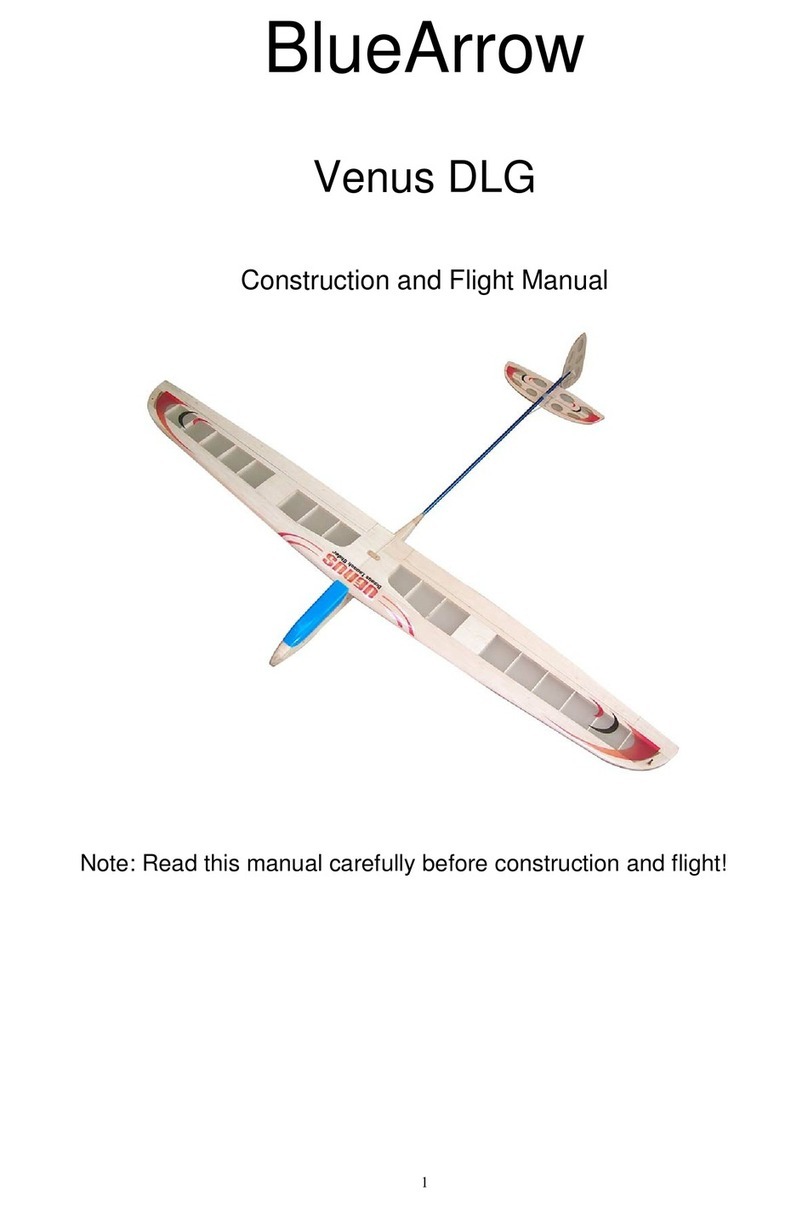 BlueArrow Venus DLG Construction and flight manual