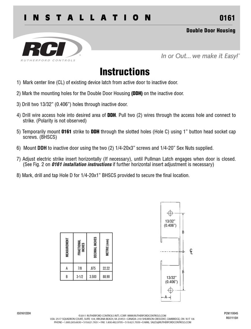 RCI 0161 Installation