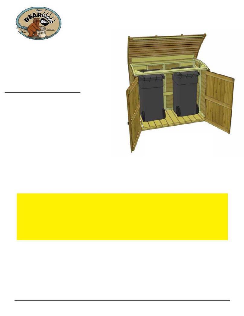 BEARICUDA 6X3 Canterbury Shed Assembly manual BEARICUDA 6X3 Canterbury Shed Assembly manual