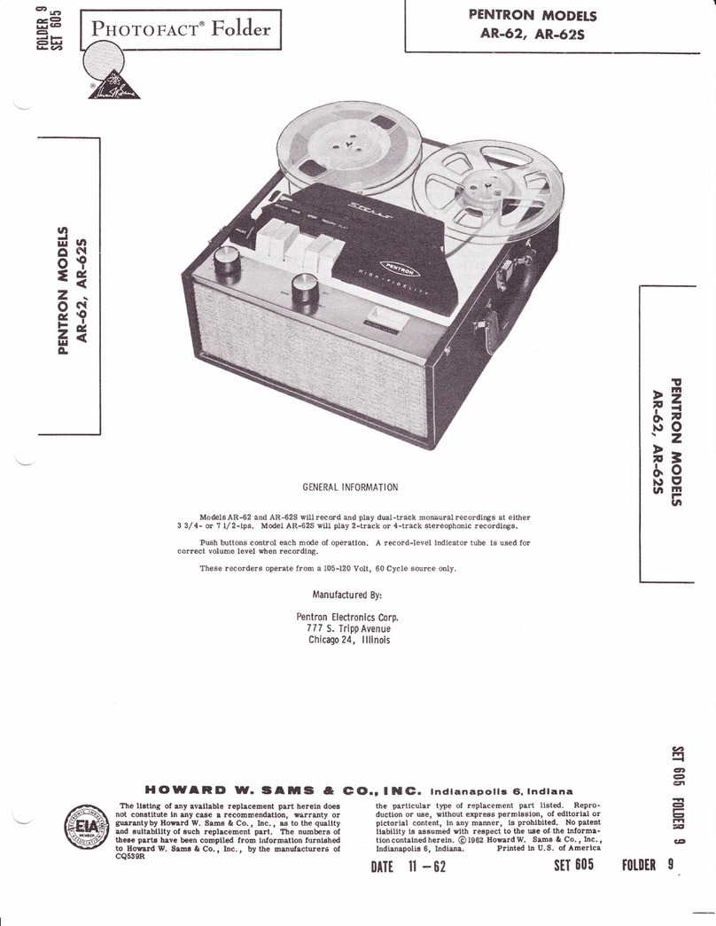 PENTRON AR-62 manual