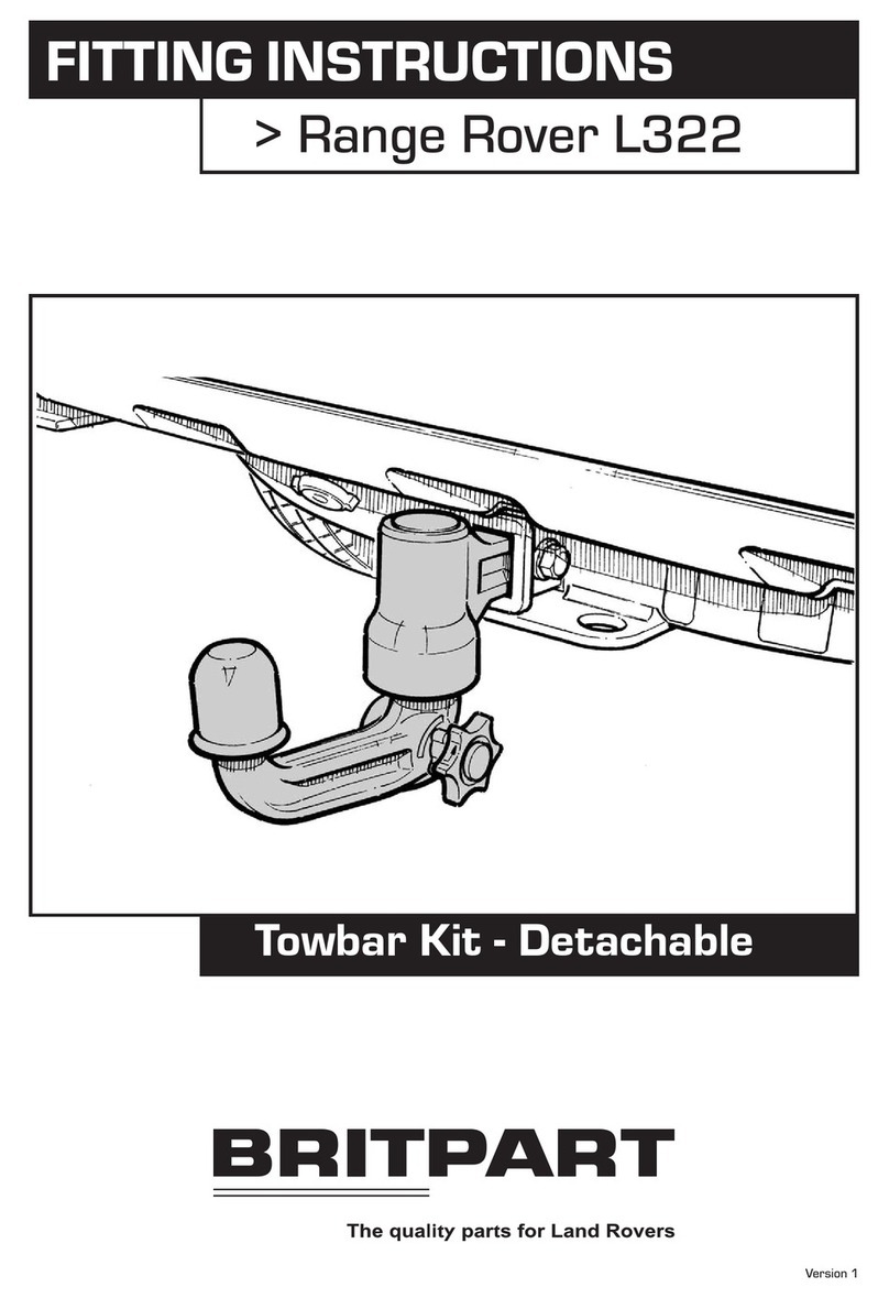 Britpart VUB000730 Fitting instructions Britpart VUB000730 Fitting instructions