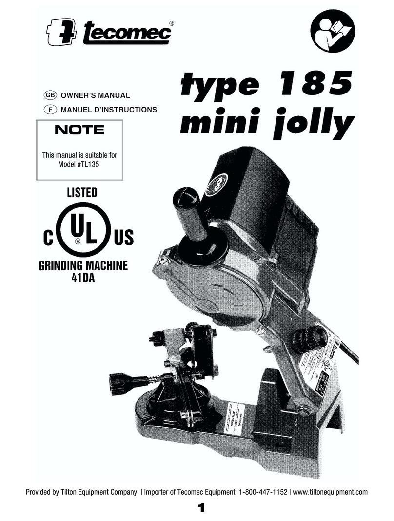Tecomec mini jolly 185 owner's manual